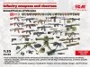 ICM 35749 Infantry weapons and chevrons Armed Forces of Ukraine 1/35